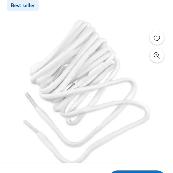 SHOE GEAR Athletic (2) Two Shoelaces Black & White NEW - Picture 5 of 10